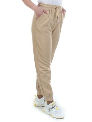 2790 BEIGE Брюки спортивные женские