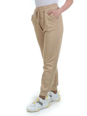 2790 BEIGE Брюки спортивные женские