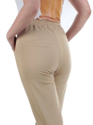 2790 BEIGE Брюки спортивные женские
