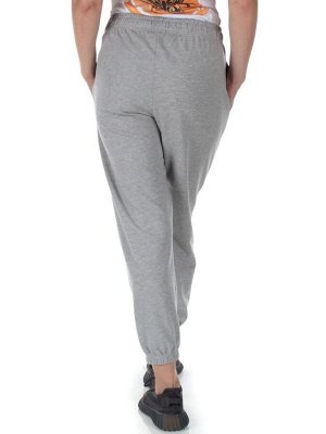 J-01 GRAY Брюки спортивные женские (85% хлопок, 15% полиэстер)