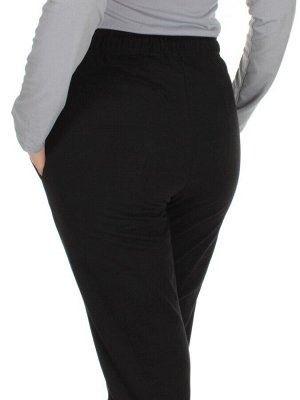 Q-05 BLACK Брюки спортивные женские (85% хлопок, 15% полиэстер)