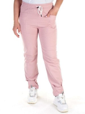 QB-83 PINK Брюки спортивные женские (95% хлопок, 5% стрейч) P&S