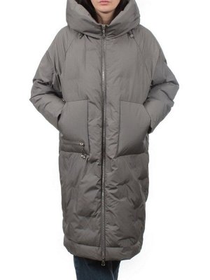 305 DARK GRAY Пальто зимнее стеганое женское (200 гр. холлофайбер)