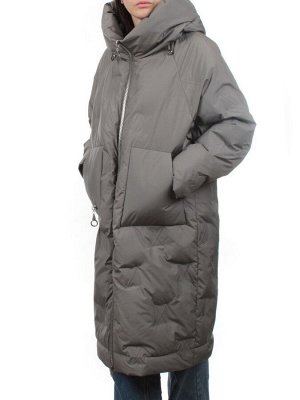 305 DARK GRAY Пальто зимнее стеганое женское (200 гр. холлофайбер)