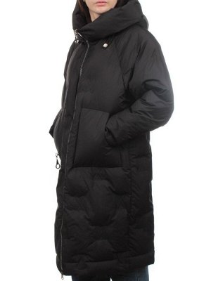 305 BLACK Пальто зимнее стеганое женское (200 гр. холлофайбер)