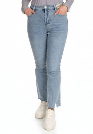 5609 BLUE Джинсы женские AMG JEANS (98% хлопок, 2% лайкра)