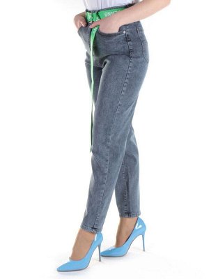 L622 BLUE Джинсы-Мом женские LINLIMIN Jeans