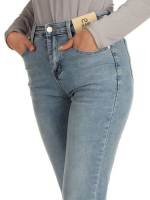 2351 BLUE Джинсы женские AMG JEANS (95% хлопок, 5% эластан)