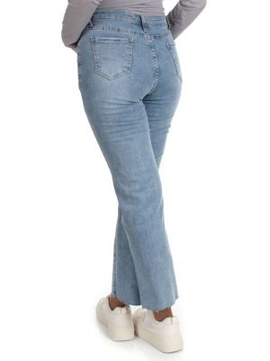 2351 BLUE Джинсы женские AMG JEANS (95% хлопок, 5% эластан)