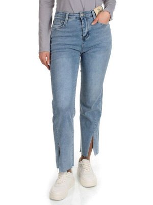 2351 BLUE Джинсы женские AMG JEANS (95% хлопок, 5% эластан)