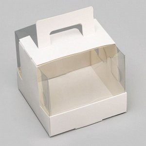 Кондитерская упаковка под бенто торт, 11x11x10 см