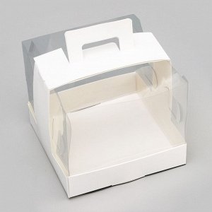 Кондитерская упаковка под бенто торт, 15x15x13 см