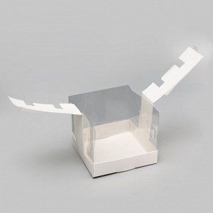 Кондитерская упаковка под бенто торт, 15x15x13 см