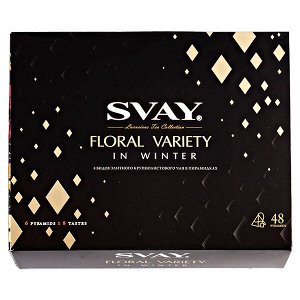 чай SVAY 'FLORAL VARIETY' набор 8 видов 48 пирамидок 1/6