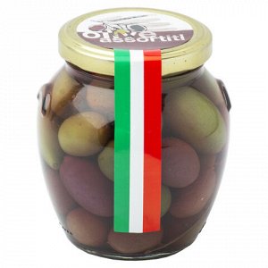 Оливки микс с косточкой CEZONI 290г, Италия
