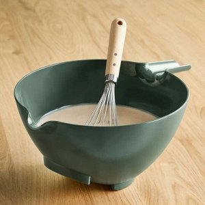 VISPNING, Миска для смешивания, серо-зеленая, 3,0 л