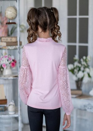 Илария блузка трикотажная розовый