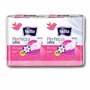 Bella Perfecta Ultra ROSE Deo Fresh 10+10 шт
