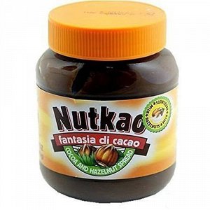 Паста Nutkao Jar of Gran Cremeria dark chocolate spread Темный шоколад 350 грамм