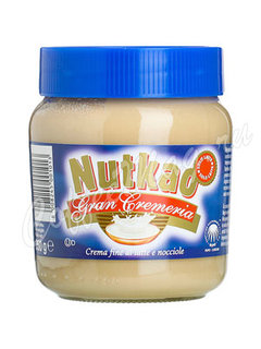 Паста Nutkao Jar of Gran Cremeria milk and Hazelnut spread Молочно-ореховая 350 грамм