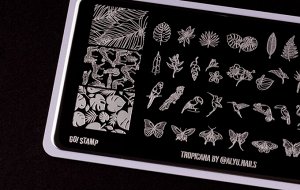 62 Пластина для стемпинга Go! Stamp Tropicana
