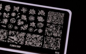 64 Пластина для стемпинга Go! Stamp Flower Shop