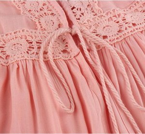 Кружевное платье,розовый