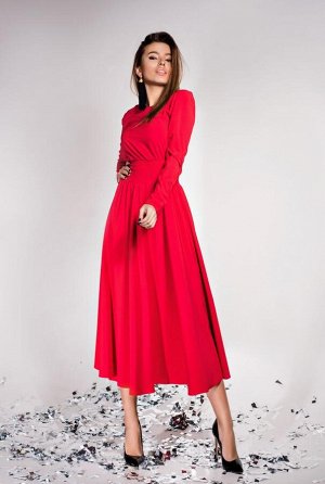 Платье Ариэль  красный
