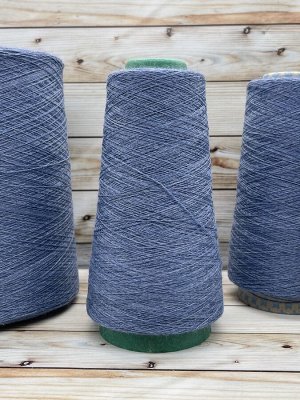Пряжа для вязания, 100 гр., Amico eco 100% меринос 1800м/100г Джинса