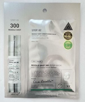 Двухфазная маска с микроиглами двухступенчатая VTCOSMETICS  SHOT 300 2-STEP MASK , 1,5г + 25г