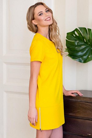 Платье Ариста желтый (П-34-1)