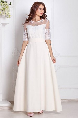 Платье Анжелина цвет айвори (П-56-5)