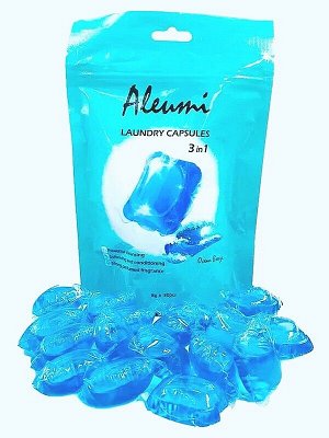 Капсулы для стирки ALEUMI Морской бриз 3 в 1 однокамерные 8г*30шт.