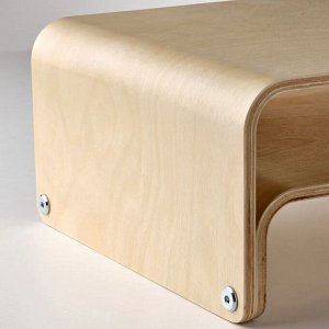 VATTENKAR, Подставка для ноутбука/монитора, береза, 52x26 см