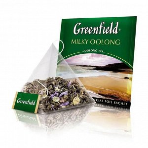 Чай Гринфилд пирам. Milky Oolong green tea 1,8г