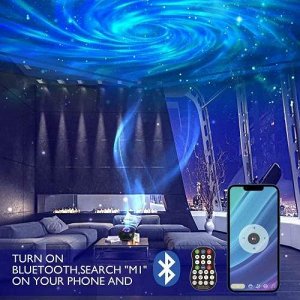 Умный Проектор Galaxy Star с APP-управлением, воспроизведения музыки, Bluetooth