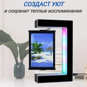 Левитационная фоторамка-ночник ТРЕУГОЛЬНИК, 3 фото