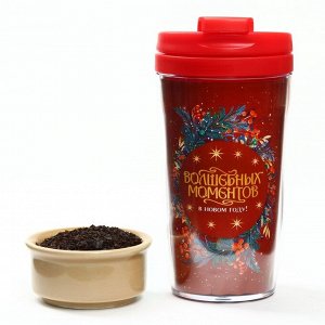 Чай новогодний в термостакане «Волшебных моментов», вкус: апельсин, 20 г.
