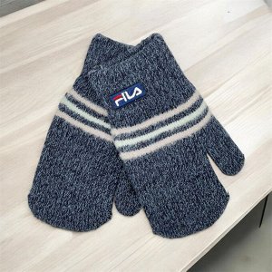 Варежки  детские Варежки двойные Полоска
