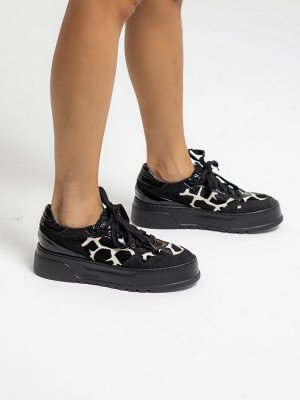 Кеды Laura Bellariva 9600-C1 nabuk/nero