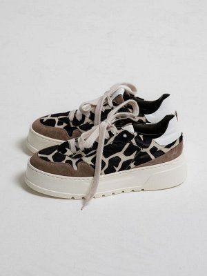 Кеды Laura Bellariva 9600-Z velour/beige