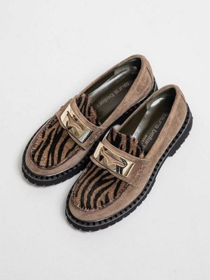 Туфли Laura Bellariva 9630-BA27 velour/taupe