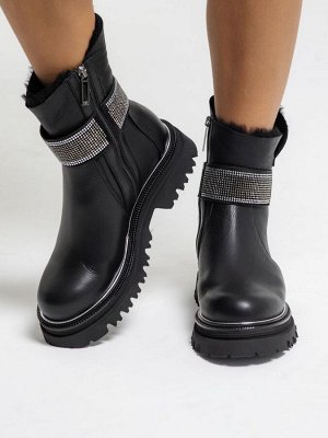Ботинки Marino Fabiani 3204 nappa/nero/mont