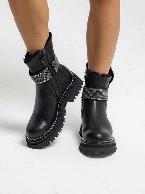 Ботинки Marino Fabiani 3204 nappa/nero/mont