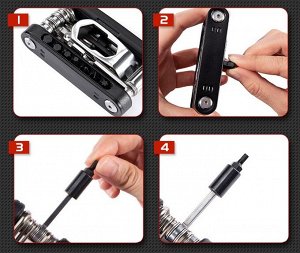 Мультиключ JiaQi Tools BT018