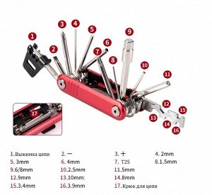 Мультиключ JiaQi Tools BT016
