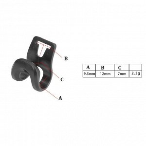 Крючок для фиксации дуг палатки к тенту LUCKSTONE C4888. 5 шт