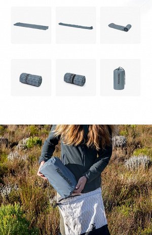 Надувной туристический коврик Naturehike CNK2300DZ013 R2.1 (бежевый)