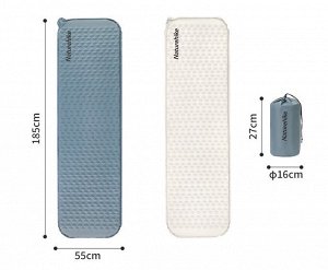 Надувной туристический коврик Naturehike CNK2300DZ013 R2.1 (бежевый)