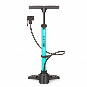 Насос для велосипеда CXWXC CX-AIR11S 160psi. напольный. Бирюзовый
